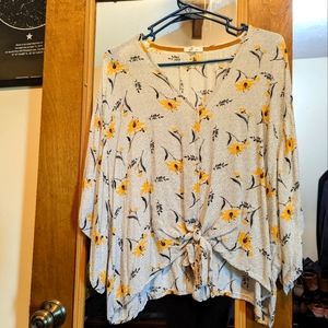 Maurices XL Flowy Floral Top